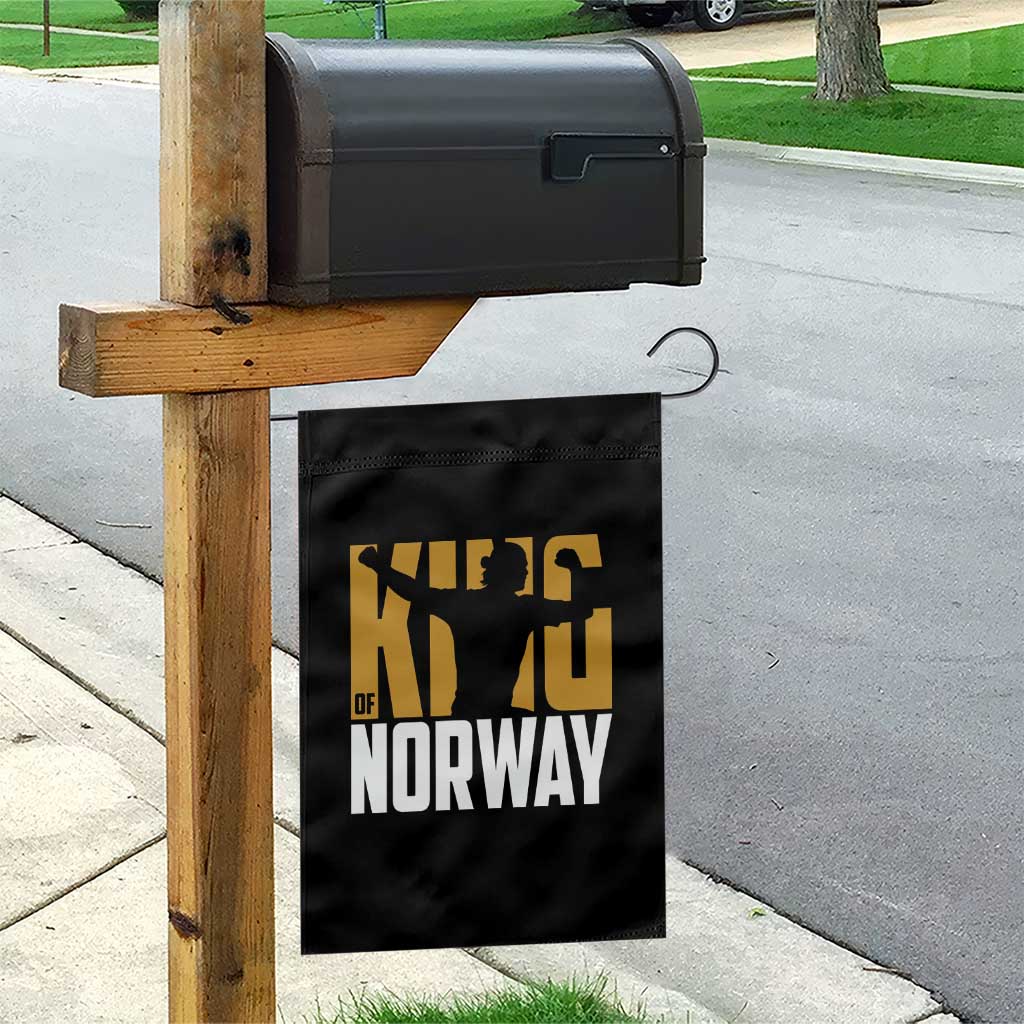 King Of Norway Football Garden Flag Proud Norwegian Supporter Fan