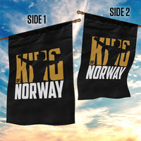 King Of Norway Football Garden Flag Proud Norwegian Supporter Fan