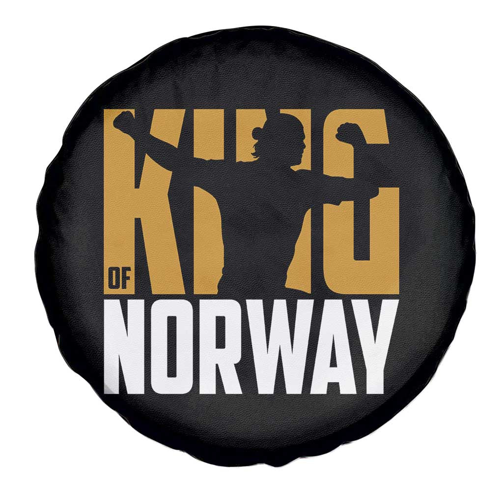 King Of Norway Football Spare Tire Cover Proud Norwegian Supporter Fan