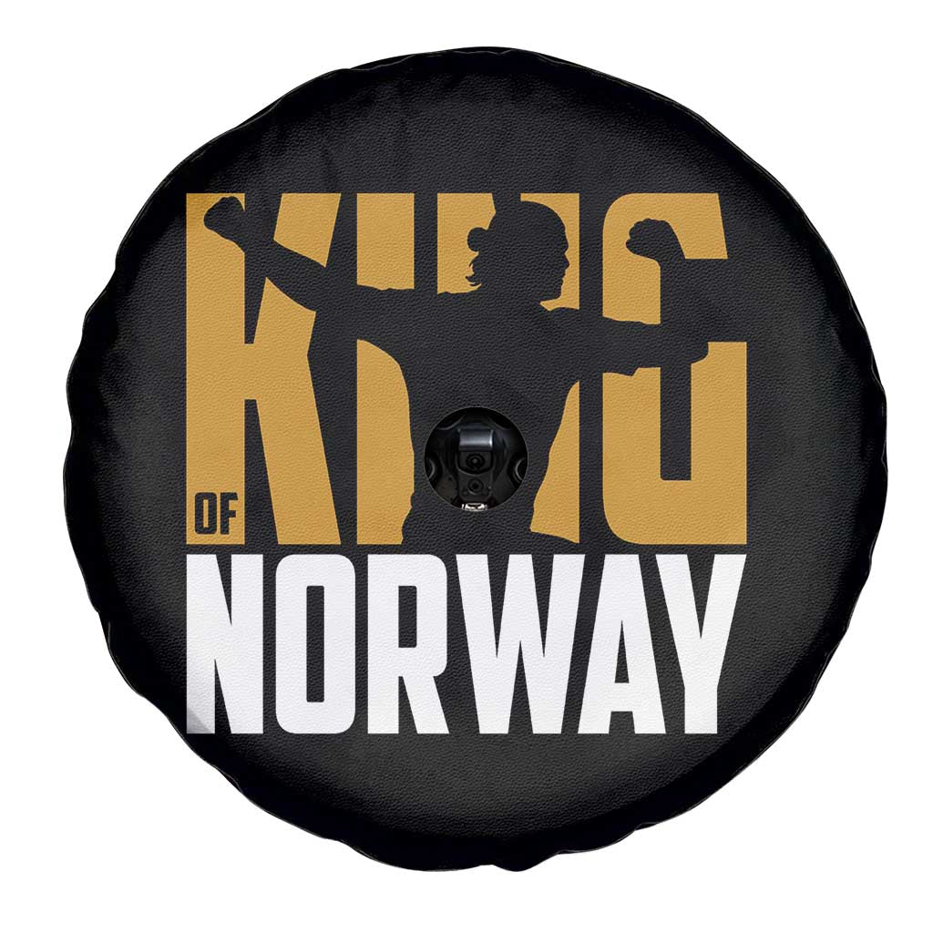 King Of Norway Football Spare Tire Cover Proud Norwegian Supporter Fan