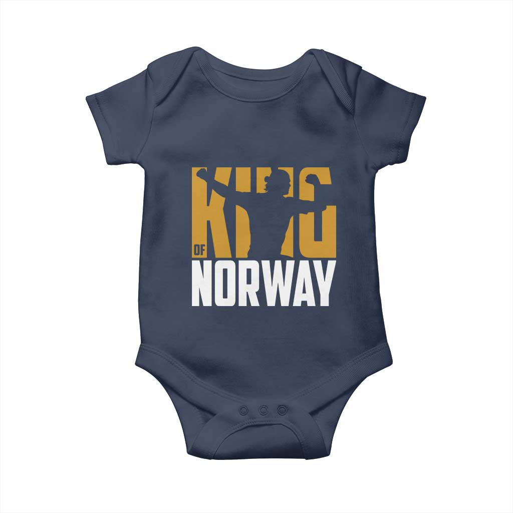 King Of Norway Football Baby Onesie Proud Norwegian Supporter Fan
