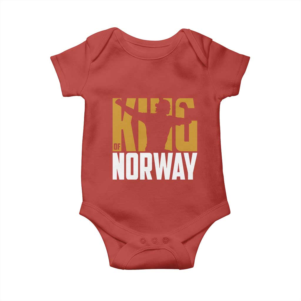 King Of Norway Football Baby Onesie Proud Norwegian Supporter Fan