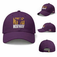 King Of Norway Football Baseball Cap Proud Norwegian Supporter Fan