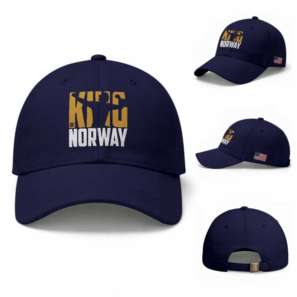 King Of Norway Football Baseball Cap Proud Norwegian Supporter Fan