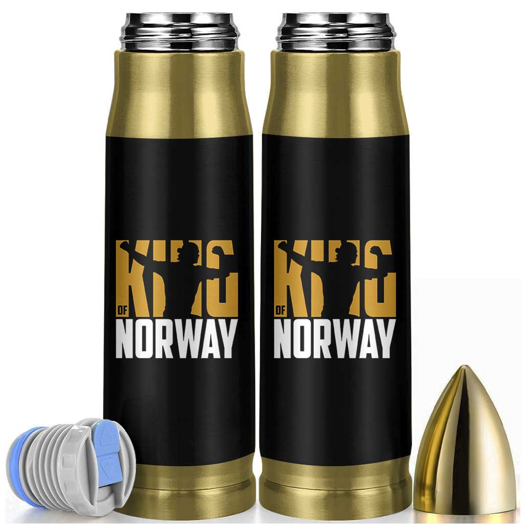 King Of Norway Football Bullet Tumbler Proud Norwegian Supporter Fan