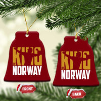 King Of Norway Football Ceramic Ornament Proud Norwegian Supporter Fan