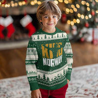 King Of Norway Football Ugly Christmas Sweater Proud Norwegian Supporter Fan
