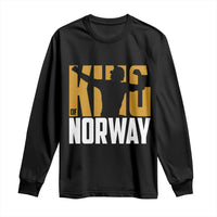 King Of Norway Football Long Sleeve Shirt Proud Norwegian Supporter Fan