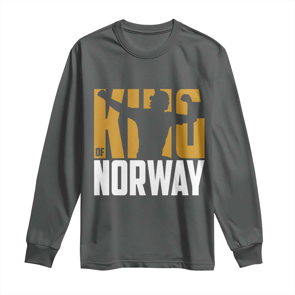 King Of Norway Football Long Sleeve Shirt Proud Norwegian Supporter Fan
