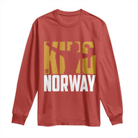King Of Norway Football Long Sleeve Shirt Proud Norwegian Supporter Fan