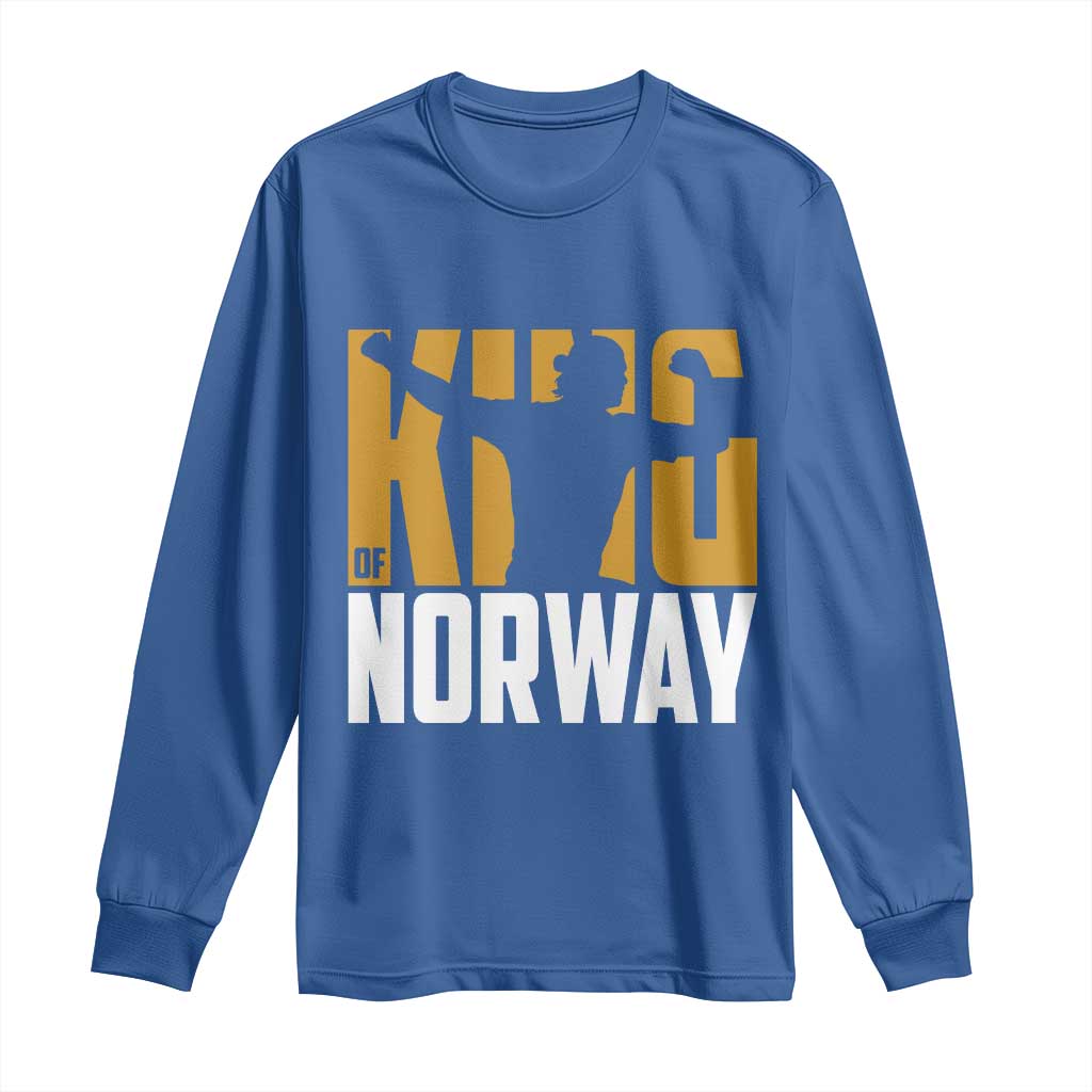 King Of Norway Football Long Sleeve Shirt Proud Norwegian Supporter Fan