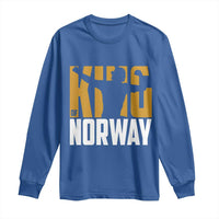 King Of Norway Football Long Sleeve Shirt Proud Norwegian Supporter Fan