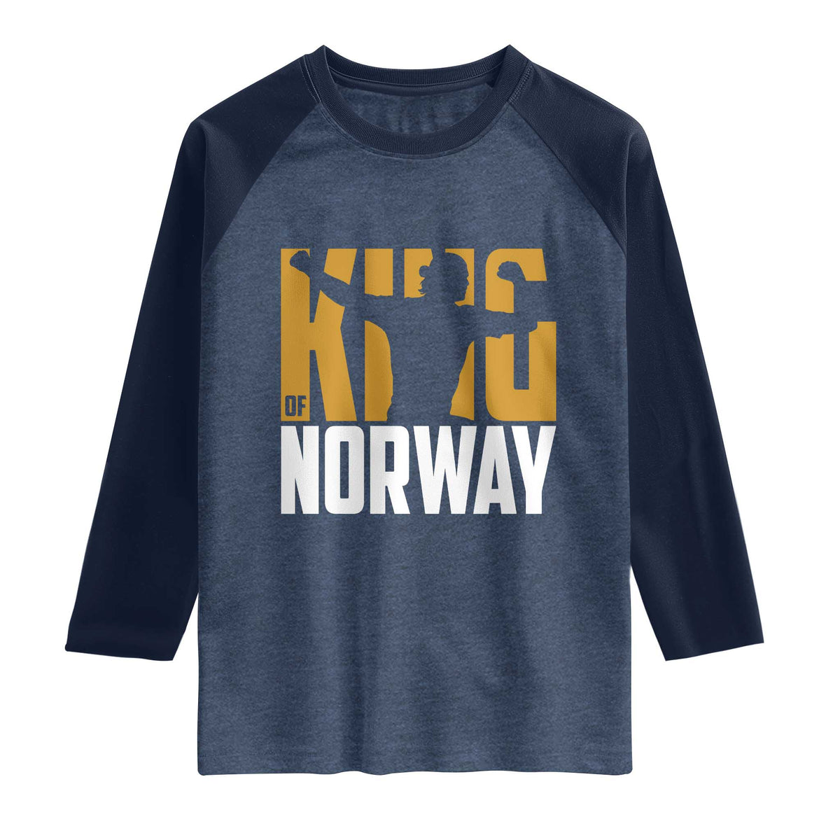 King Of Norway Football Raglan Shirt Proud Norwegian Supporter Fan