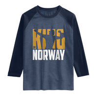 King Of Norway Football Raglan Shirt Proud Norwegian Supporter Fan