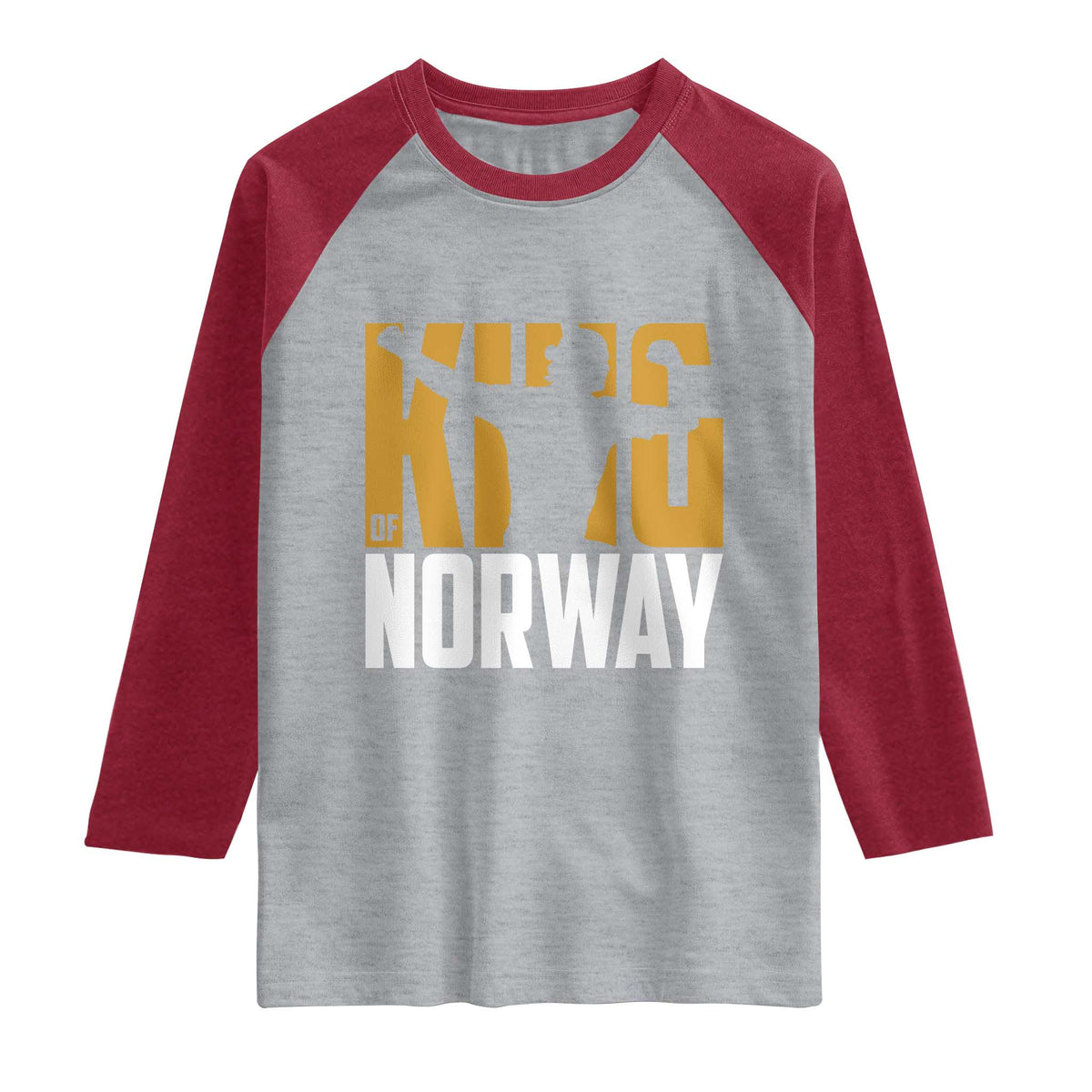 King Of Norway Football Raglan Shirt Proud Norwegian Supporter Fan