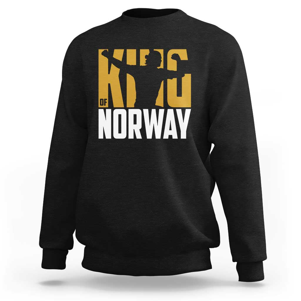 King Of Norway Football Sweatshirt Proud Norwegian Supporter Fan
