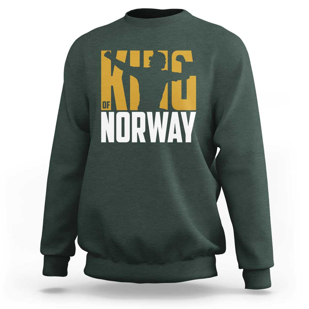 King Of Norway Football Sweatshirt Proud Norwegian Supporter Fan