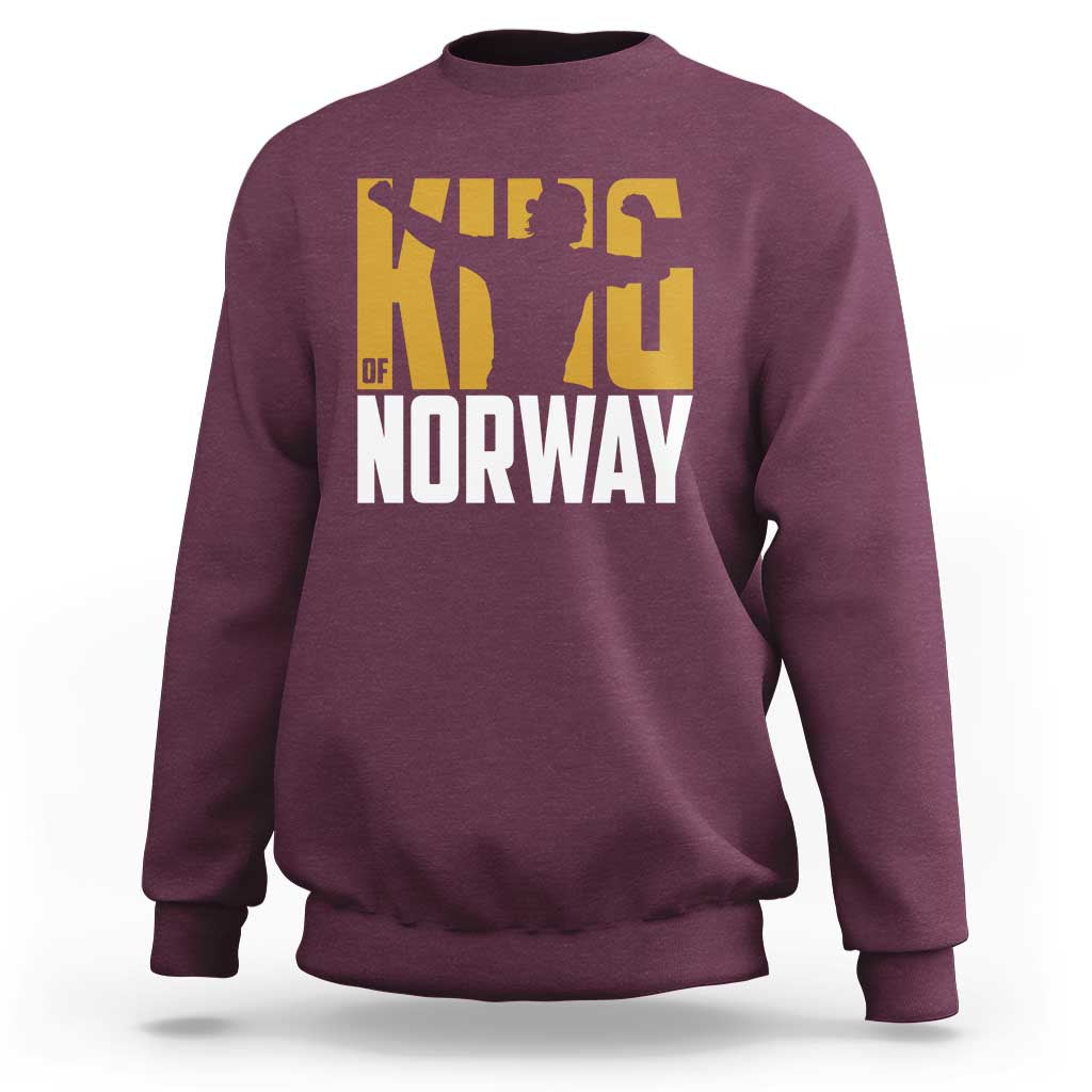 King Of Norway Football Sweatshirt Proud Norwegian Supporter Fan