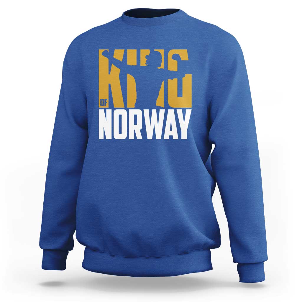King Of Norway Football Sweatshirt Proud Norwegian Supporter Fan