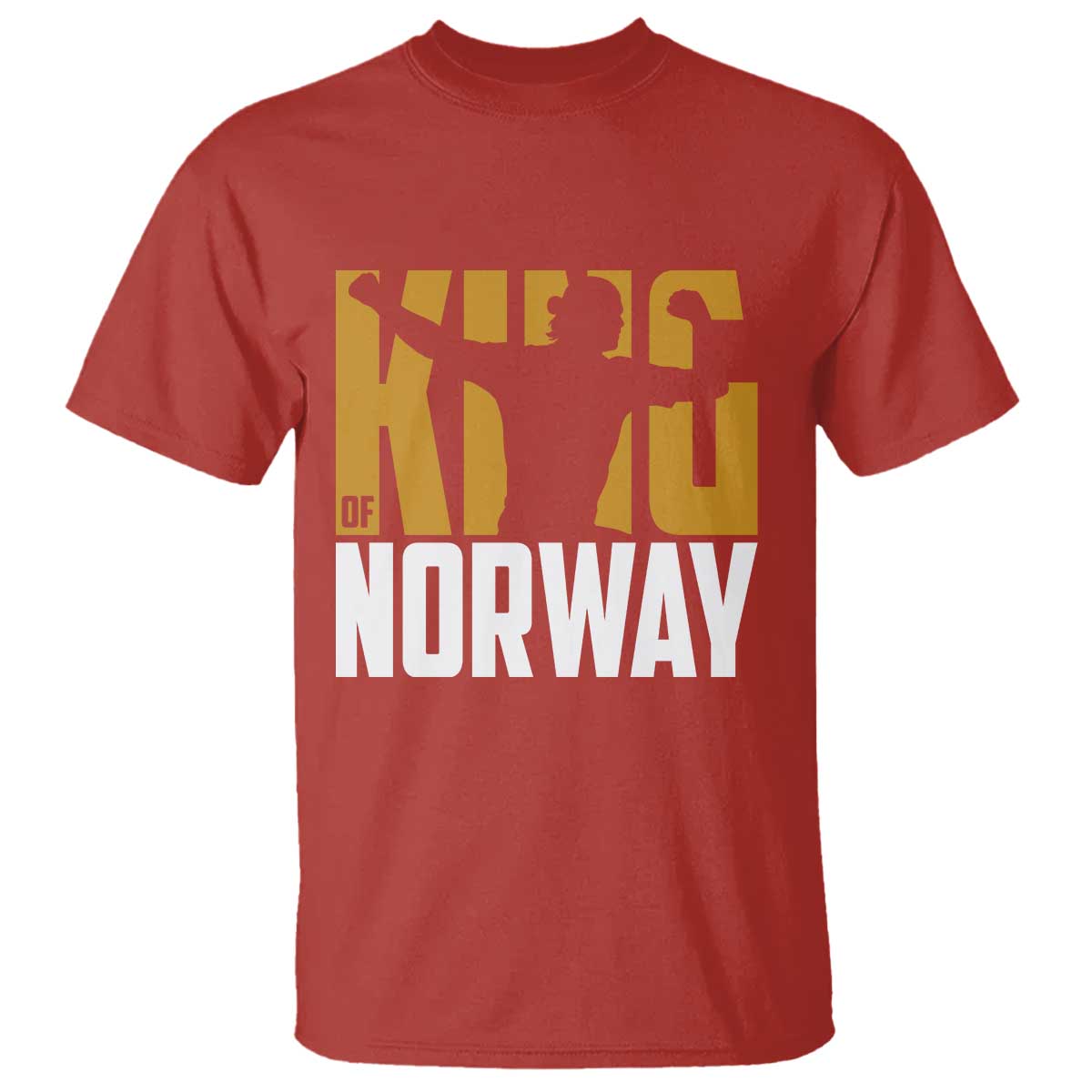 King Of Norway Football T Shirt Proud Norwegian Supporter Fan