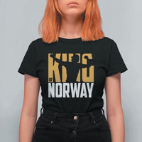 King Of Norway Football T Shirt For Women Proud Norwegian Supporter Fan