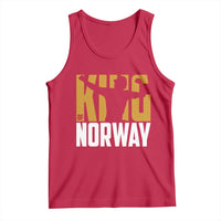 King Of Norway Football Tank Top Proud Norwegian Supporter Fan