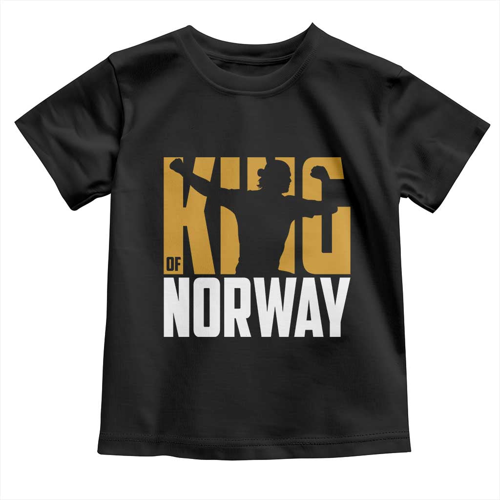 King Of Norway Football Toddler T Shirt Proud Norwegian Supporter Fan