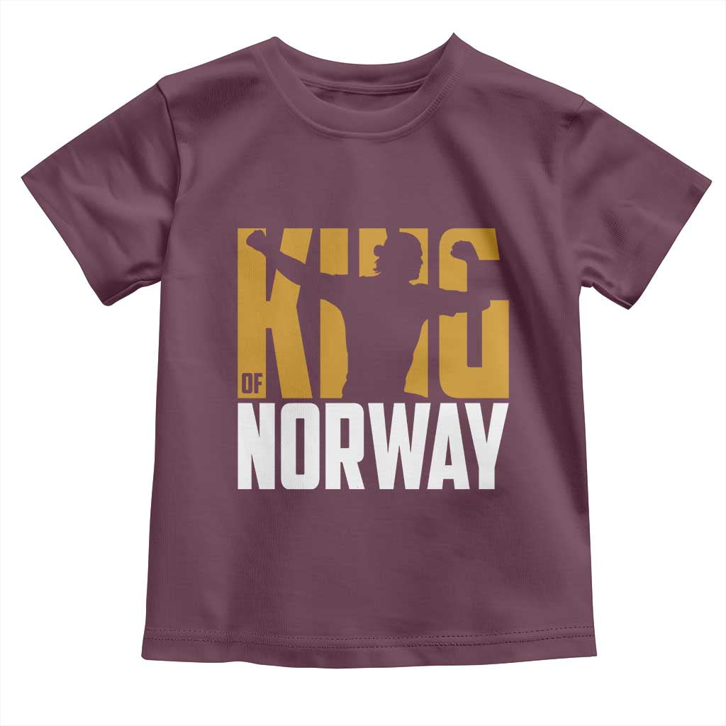 King Of Norway Football Toddler T Shirt Proud Norwegian Supporter Fan