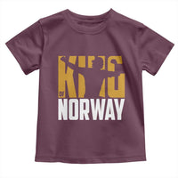 King Of Norway Football Toddler T Shirt Proud Norwegian Supporter Fan