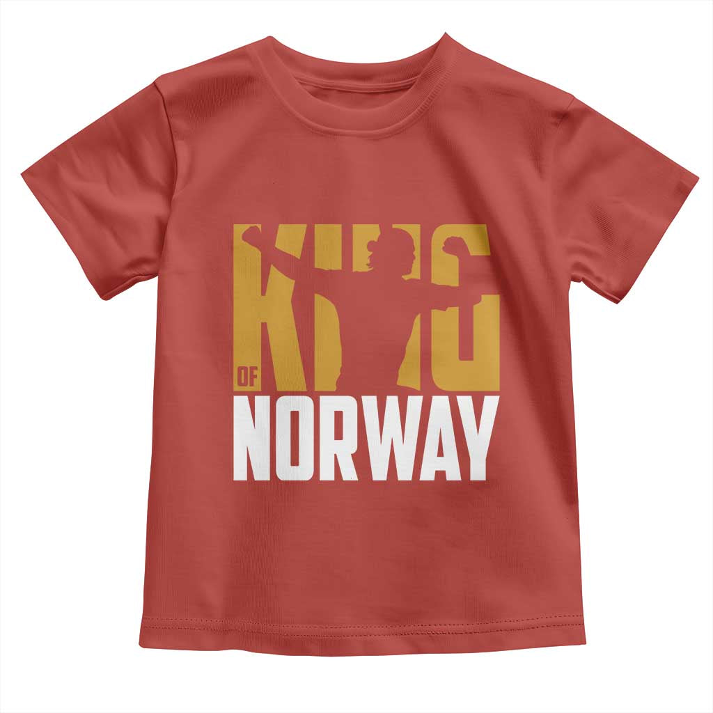 King Of Norway Football Toddler T Shirt Proud Norwegian Supporter Fan