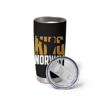 King Of Norway Football Tumbler Cup Proud Norwegian Supporter Fan