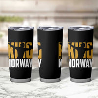 King Of Norway Football Tumbler Cup Proud Norwegian Supporter Fan