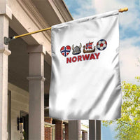 Norwegian Pride Garden Flag Norway Soccer Football Supporter Gift
