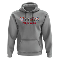 Norwegian Pride Hoodie Norway Soccer Football Supporter Gift