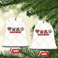 Norwegian Pride Ceramic Ornament Norway Soccer Football Supporter Gift