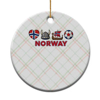 Norwegian Pride Ceramic Ornament Norway Soccer Football Supporter Gift
