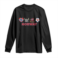 Norwegian Pride Long Sleeve Shirt Norway Soccer Football Supporter Gift