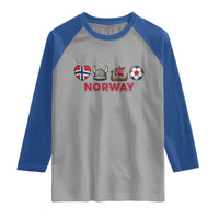 Norwegian Pride Raglan Shirt Norway Soccer Football Supporter Gift