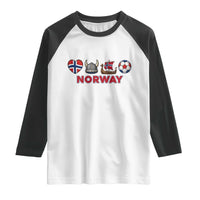 Norwegian Pride Raglan Shirt Norway Soccer Football Supporter Gift