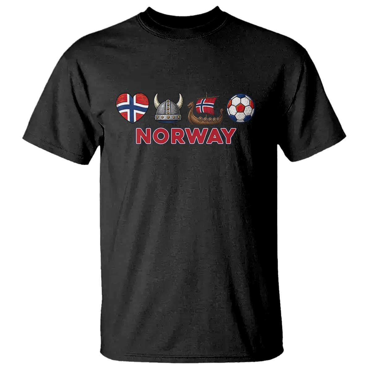 Norwegian Pride T Shirt Norway Soccer Football Supporter Gift