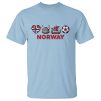 Norwegian Pride T Shirt Norway Soccer Football Supporter Gift