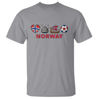 Norwegian Pride T Shirt Norway Soccer Football Supporter Gift