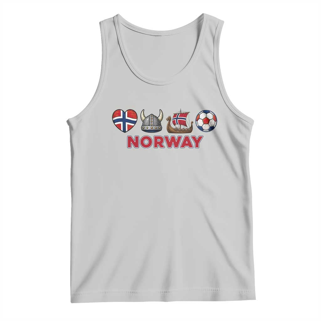 Norwegian Pride Tank Top Norway Soccer Football Supporter Gift