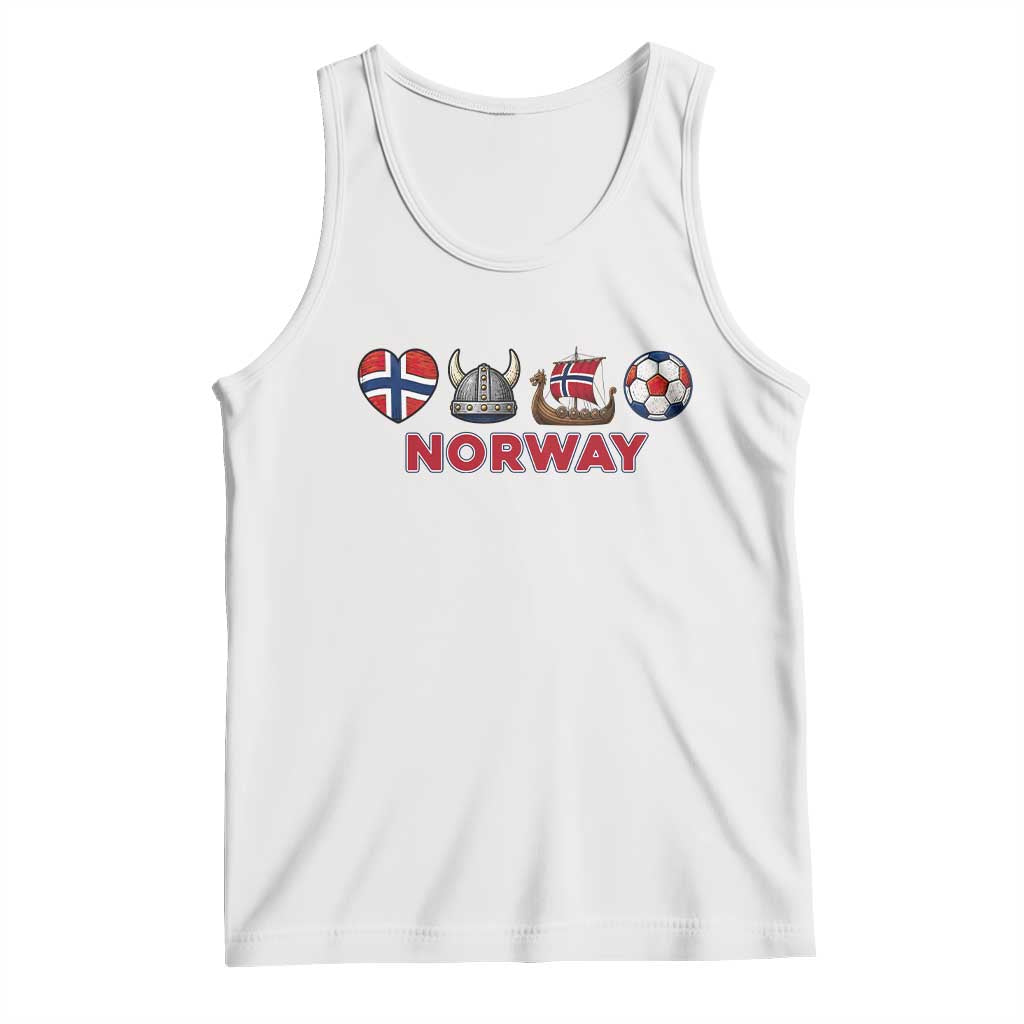 Norwegian Pride Tank Top Norway Soccer Football Supporter Gift