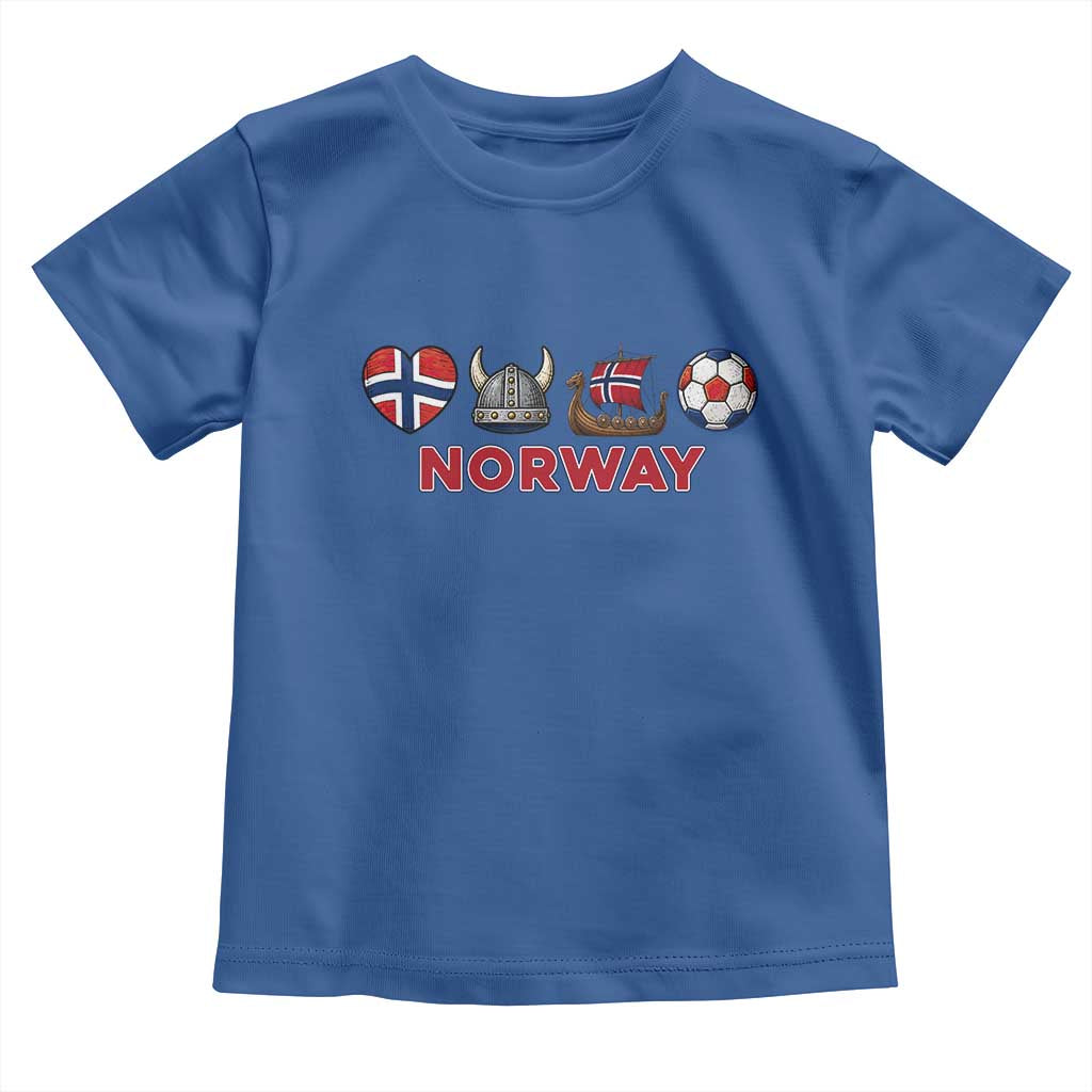 Norwegian Pride Toddler T Shirt Norway Soccer Football Supporter Gift