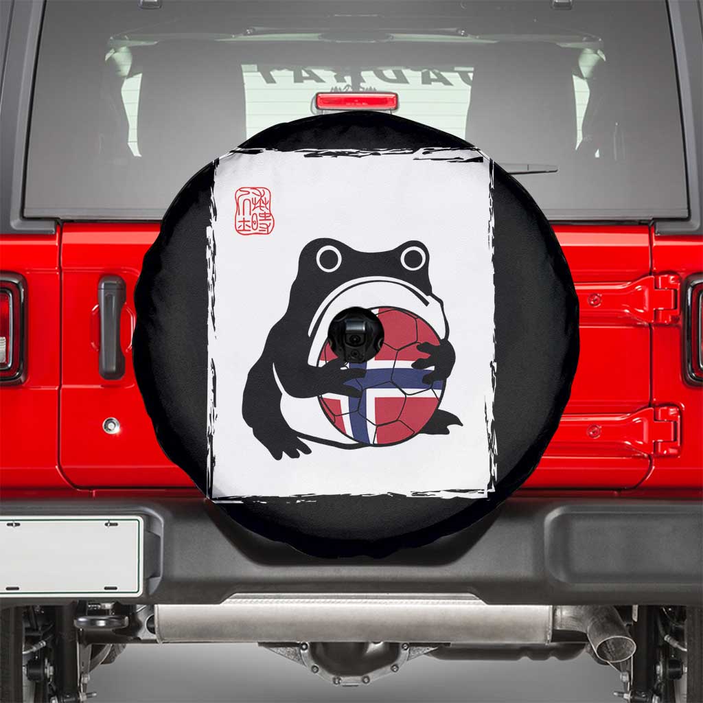 Grumpy Frog Norway Soccer Fan Spare Tire Cover Japanese Style Match Day