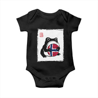 Grumpy Frog Norway Soccer Fan Baby Onesie Japanese Style Match Day