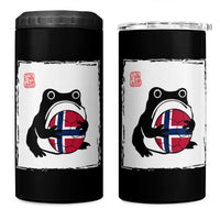 Grumpy Frog Norway Soccer Fan 4 in 1 Can Cooler Tumbler Japanese Style Match Day