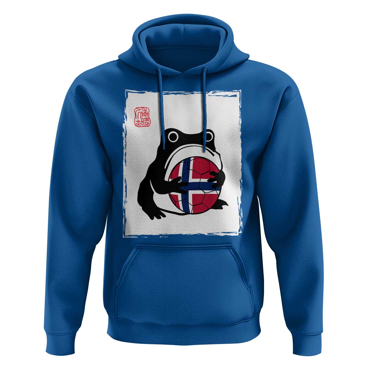 Grumpy Frog Norway Soccer Fan Hoodie Japanese Style Match Day