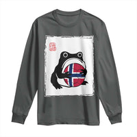 Grumpy Frog Norway Soccer Fan Long Sleeve Shirt Japanese Style Match Day